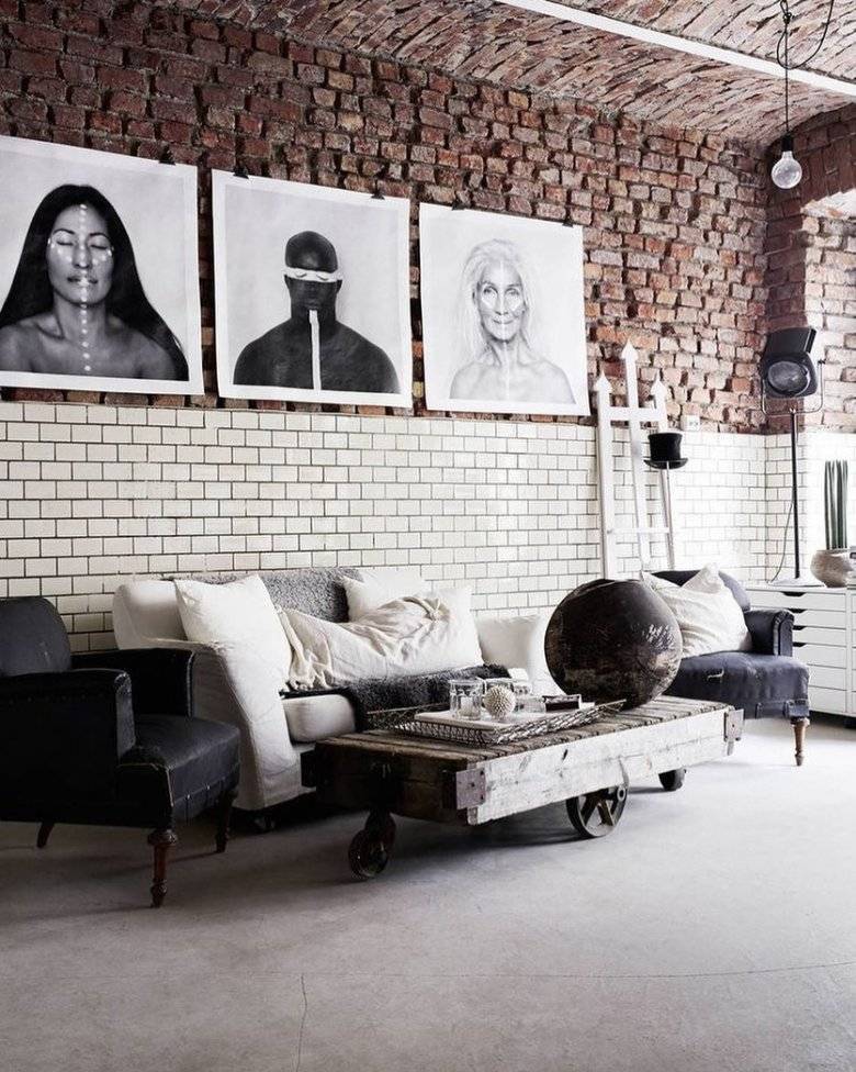 Кирпичная стена в интерьере: 100+ фото красивого дизайна