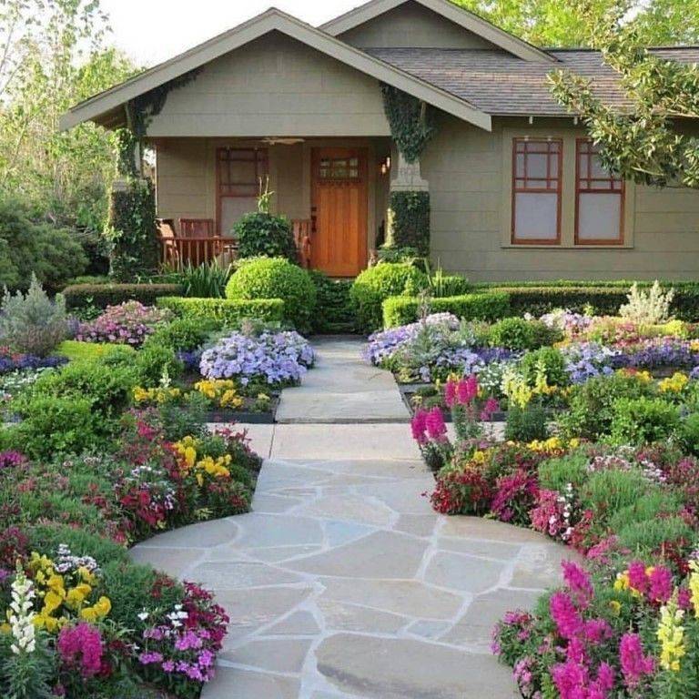 Красивый сад частного дома | топ-50 лучших идей (фото)