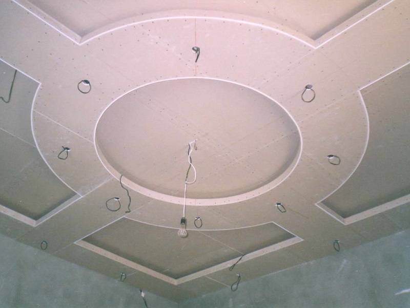 Фигурный потолок из гипсокартона: дизайн, изготовление, монтаж. подвесные фигурные потолки из гипсокартона с подсветкой :: syl.ru