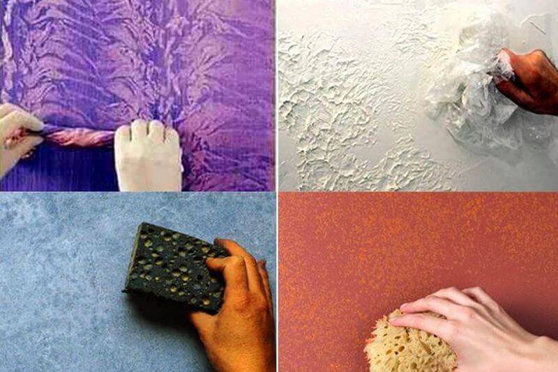 Как выбрать рельефную штукатурку и правильно нанести ее на стены