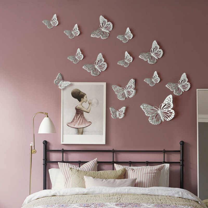 Как сделать декор стен бабочками из бумаги
