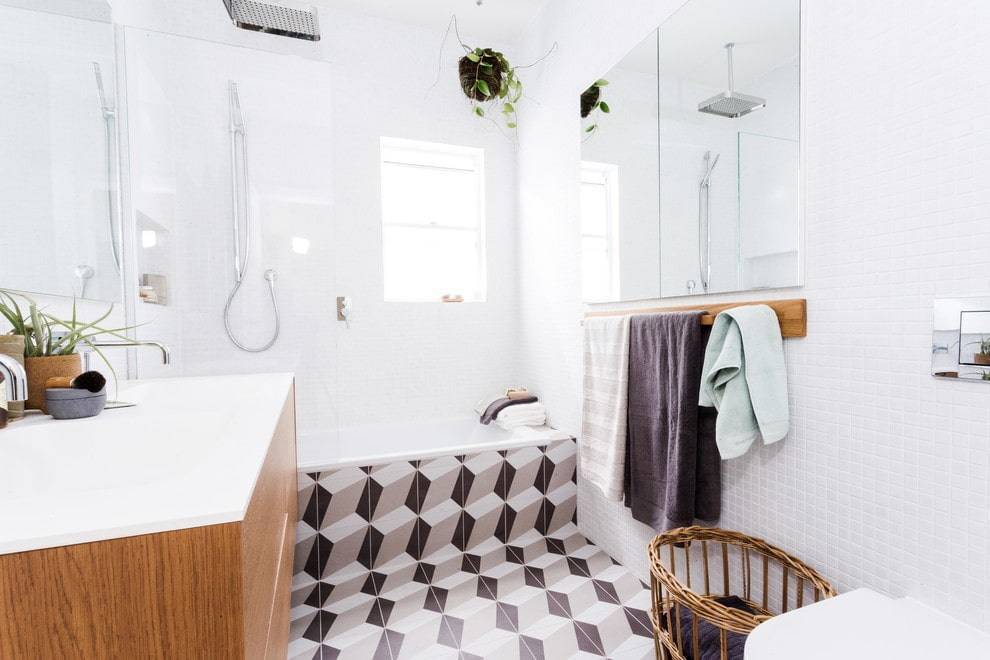 Дизайн ванной комнаты в скандинавском стиле (13 фото)