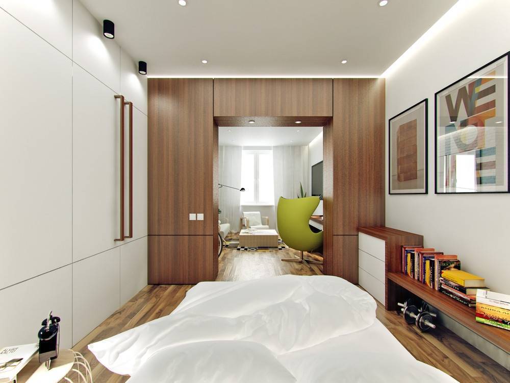 Дизайн комнаты 14 кв м: спальня в стиле классика
