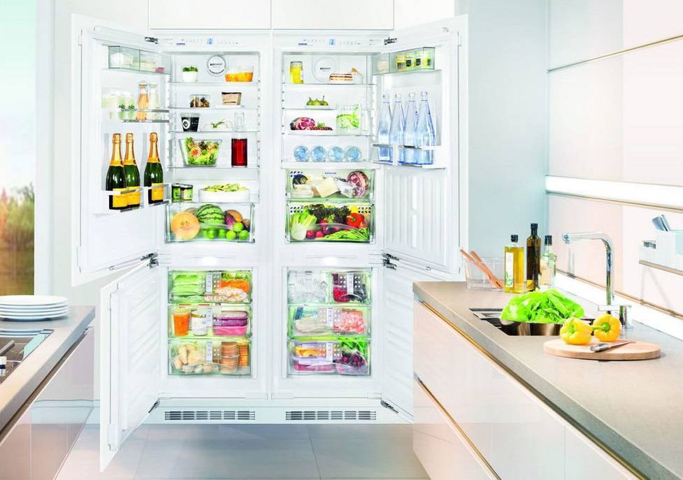 Плюсы и минусы встроенного холодильника