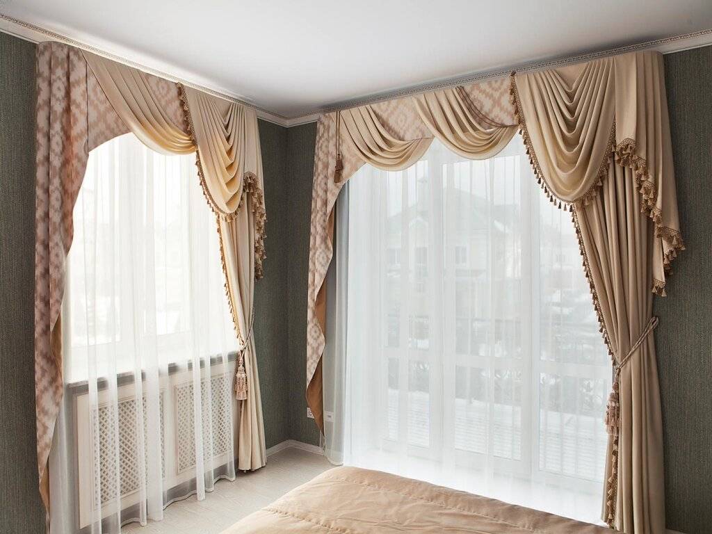 Ламбрекены в спальню в современном стиле – 68 фото новинок дизайна этого года