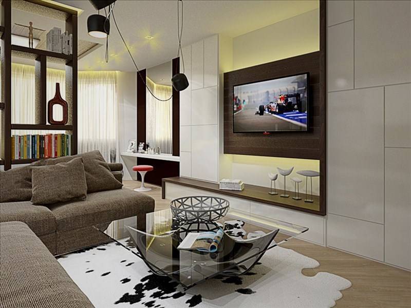 Дизайн зала в квартире (71 фото): как совместить презентабельность и функциональность