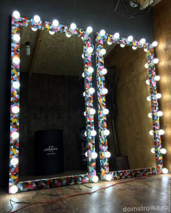 Зеркало с подсветкой своими руками - 100 фото как сделать красивое и стильное зеркало