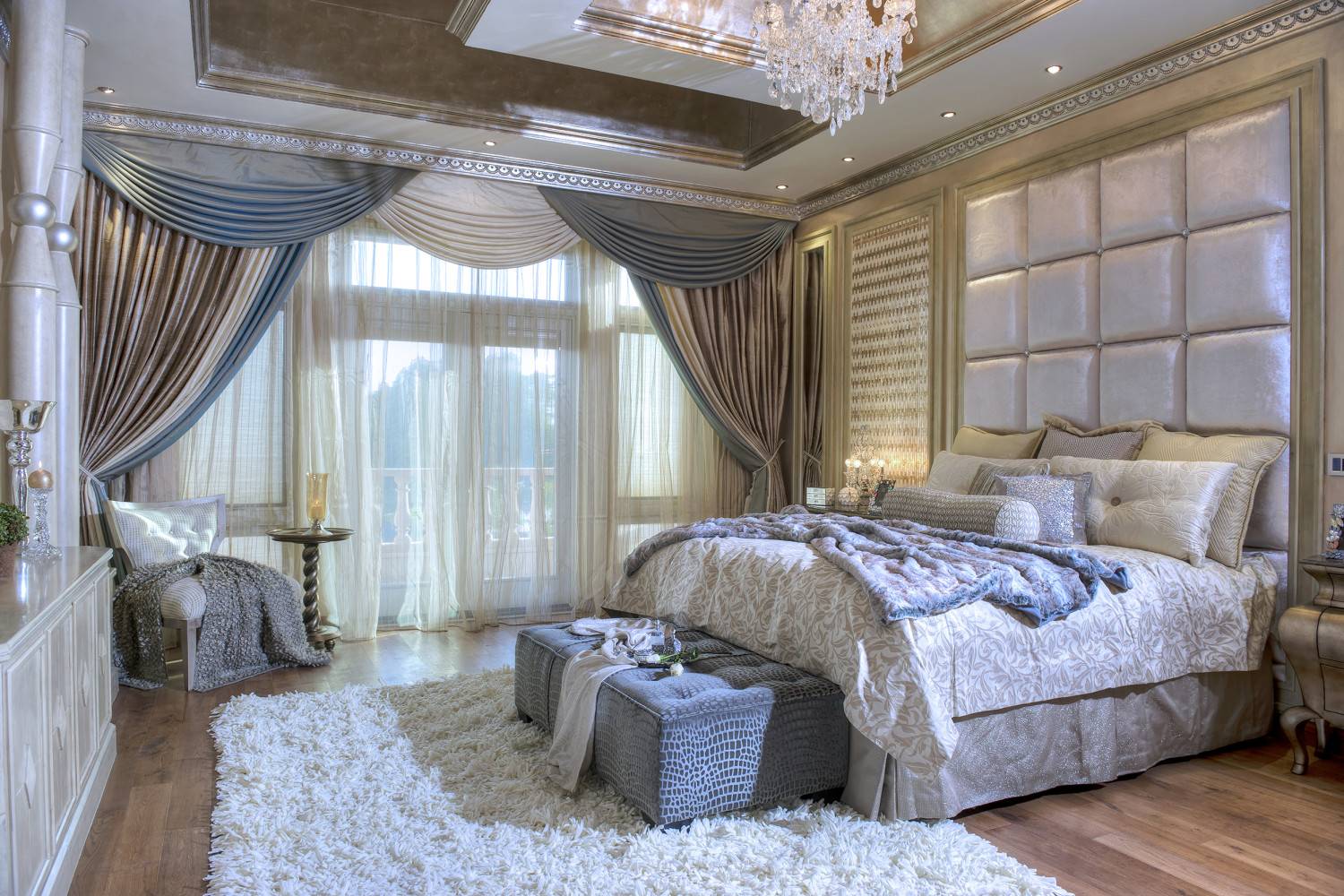 Спальня в восточном стиле: оформление интерьера в арабском и турецком стилях