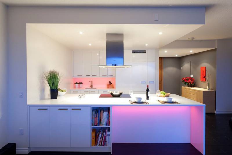 Светодиодные светильники для кухни (49 фото): ярко и функционально