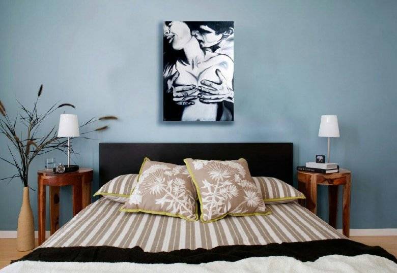 Картина над кроватью по фен шуй - дизайн интерьеров, фото журнал remontgood.ru