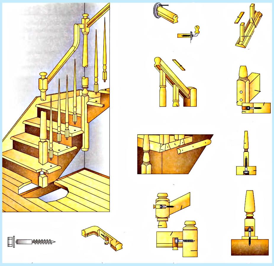 Деревянные перила для лестниц: когда естественная красота приносит комфорт – советы по ремонту