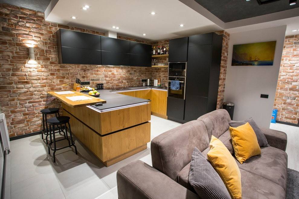 Планировка кухни-гостиной 25 кв. м: хитрости дизайна и интерьера