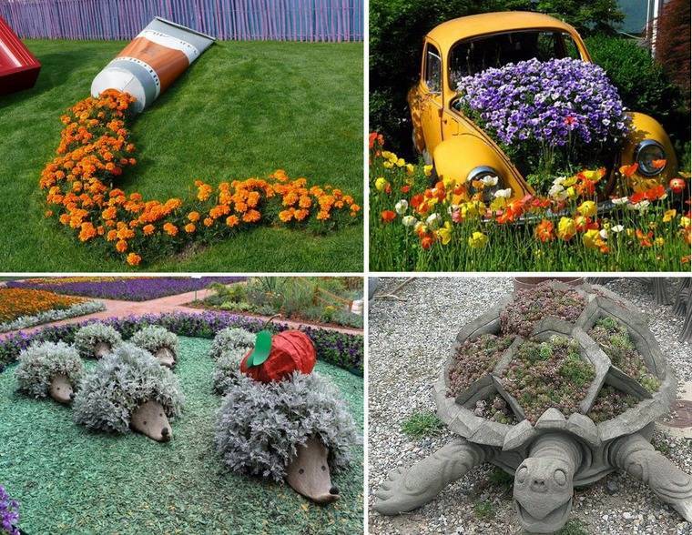 Фигурки для сада своими руками - 170 фото идей для оригинального украшения сада