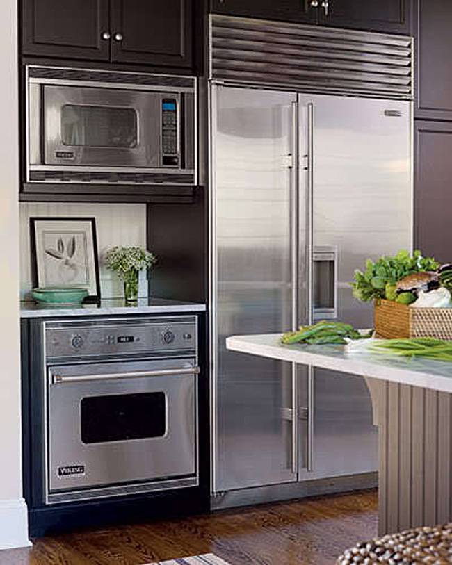 Холодильник на кухне — лучшие идеи обустройства и советы по размещению холодильника (100 фото)