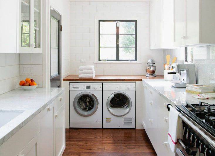 Встраиваемая стиральная машина: размеры под кухонную мебель и модели