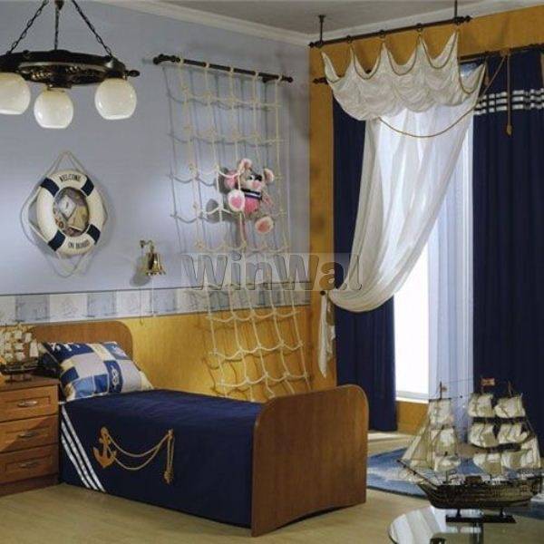 Детская комната в морском стиле: варианты оформления интерьера для мальчика и девочки
