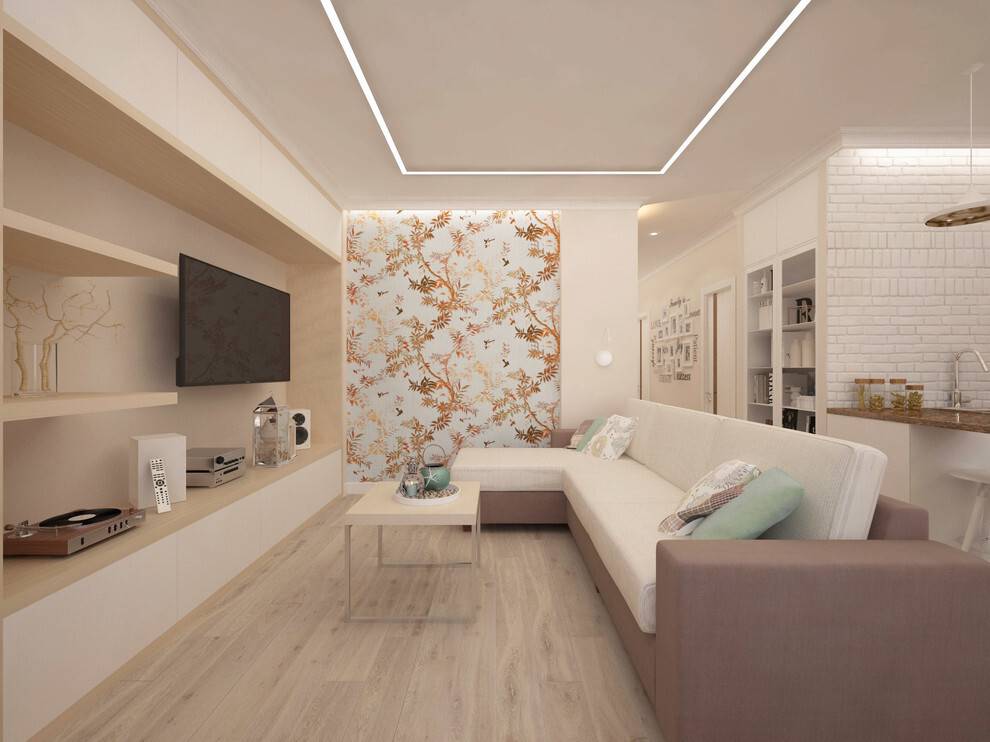 Дизайн квартиры 70 кв. м. — оформляем функциональный и комфортный интерьер (100 фото)
