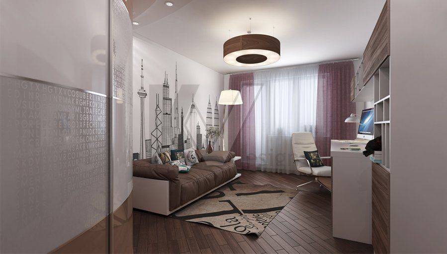 Идеи создание дизайна 2-х комнатной квартиры (серия п 44т): 75 фото