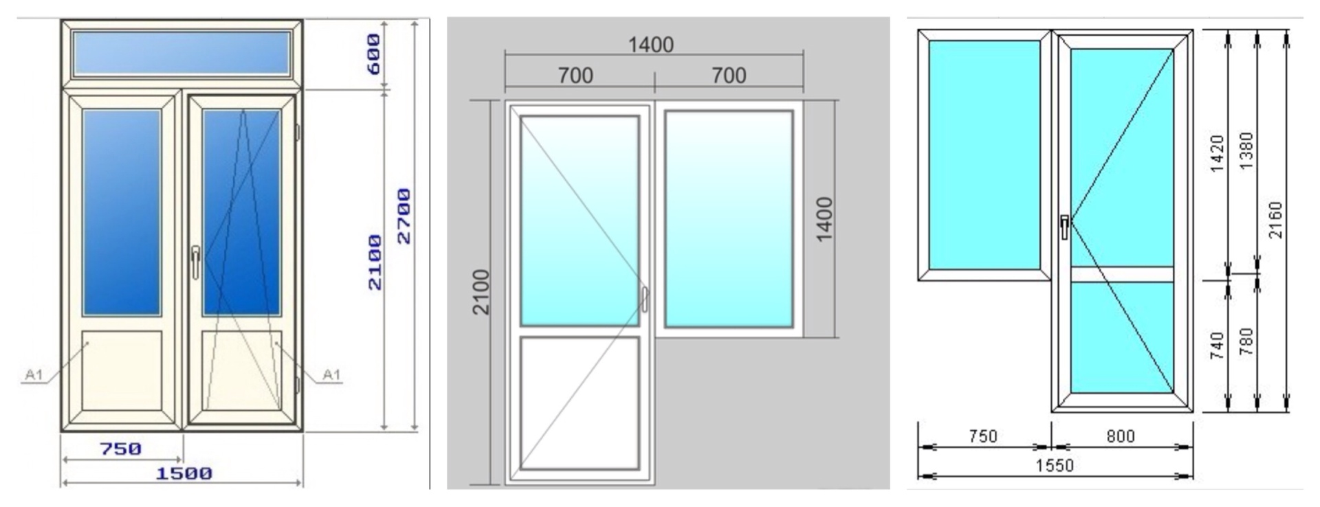 Балконный блок пластиковые окна размеры - вместе мастерим