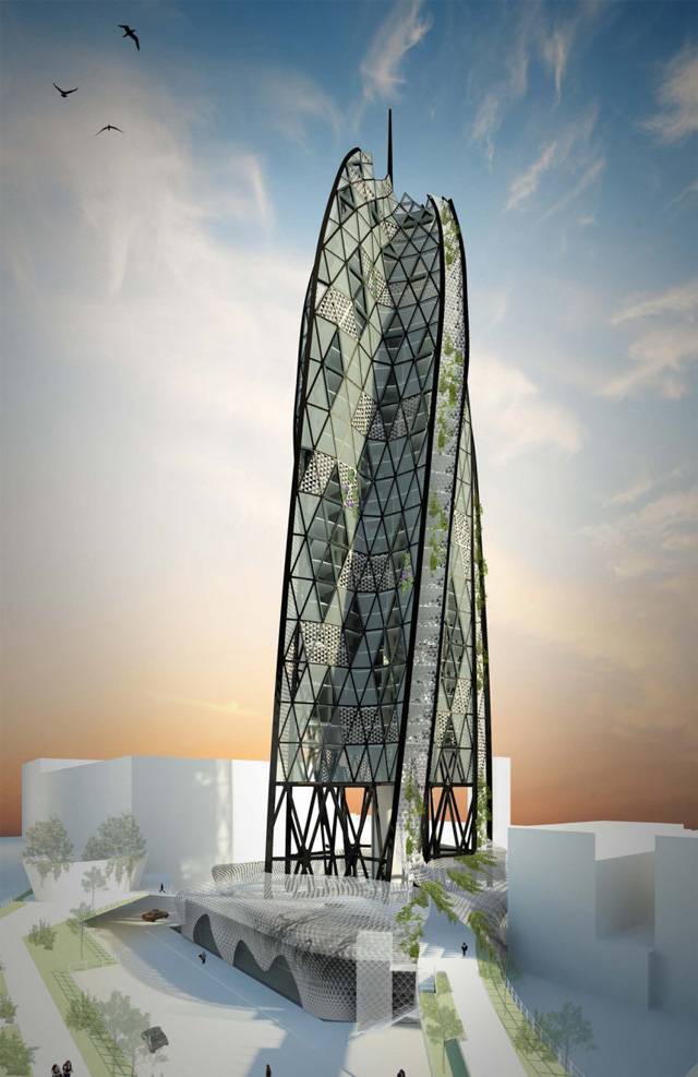 "расцветающий дубай". проект небоскреба от petra architects