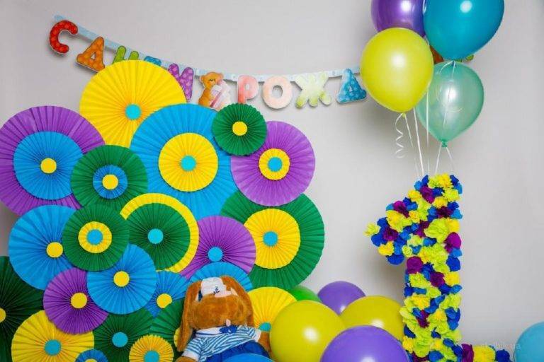 Идеи украшения комнаты на день рождения мальчика 1 годик