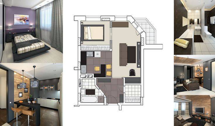 Планировка однокомнатной квартиры — варианты расстановки мебели и современные решения оформления дизайна для однокомнатной квартиры (95 фото)
