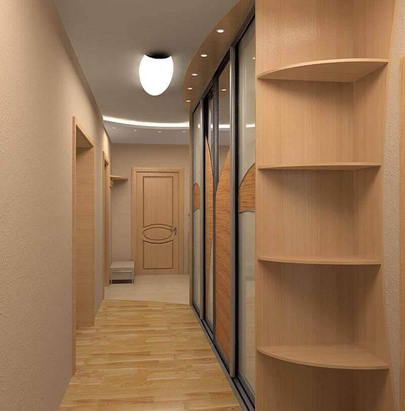 Ремонт коридора исходя из типа: отделка, освещение, дизайн, материалы