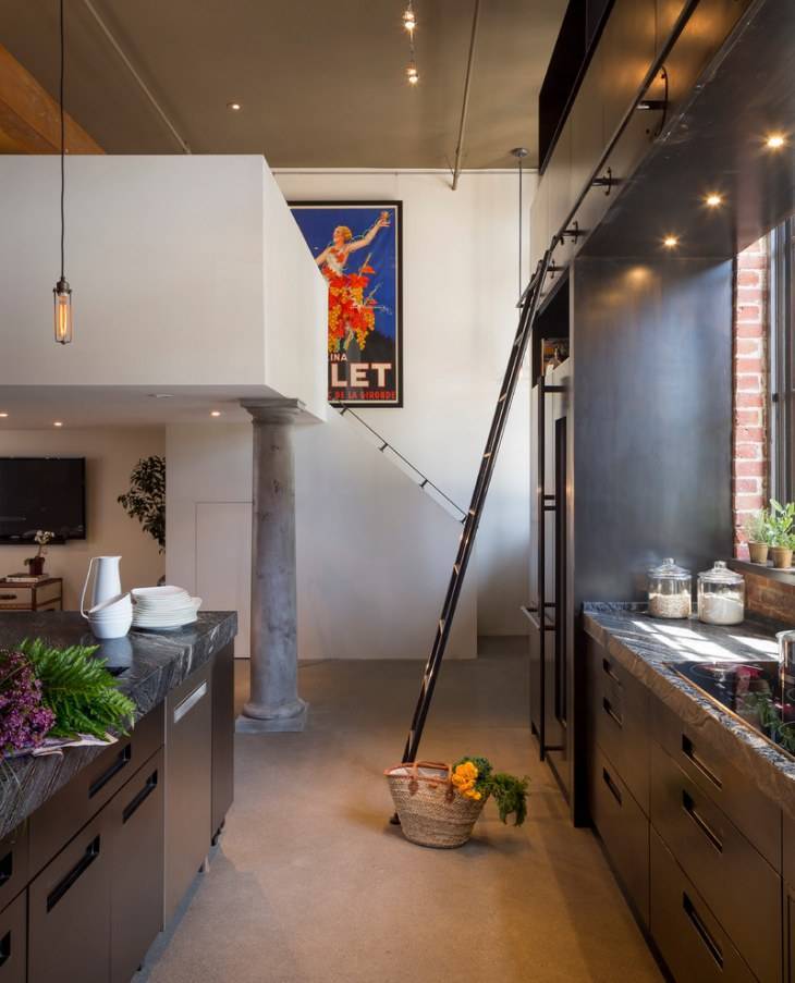 Интерьер кухни в стиле лофт - 90 фото лучших дизайнерских идейкухня — вкус комфорта