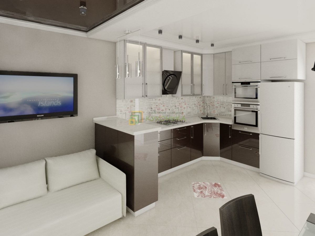 Дизайн кухни гостиной 15 квадратов: как сделать планировку и оформить интерьер кухни 15 кв м