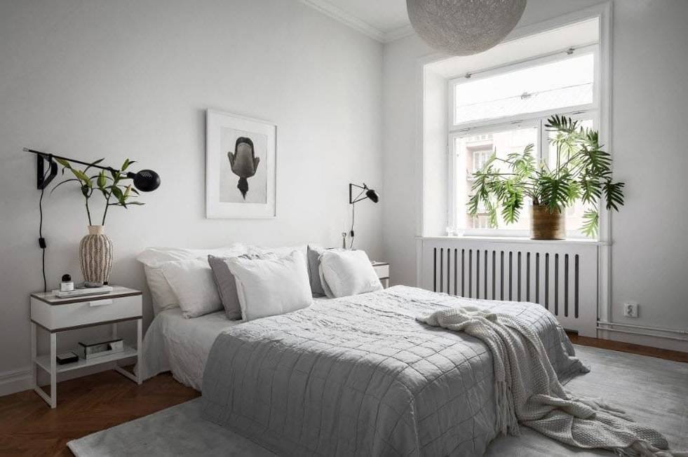 85+ идей интерьера белой спальни: элегантная роскошь (фото)