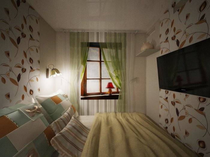 Как с помощью дизайна превратить узкую комнату в уютную спальню (12 фото)