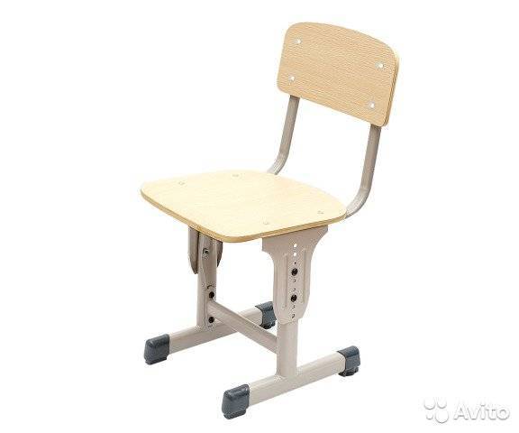 Парта и стул для школьника регулируемые по высоте деми