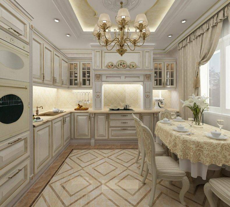 Кухня в классическом стиле - 65 фото новинок красивого дизайна 2017