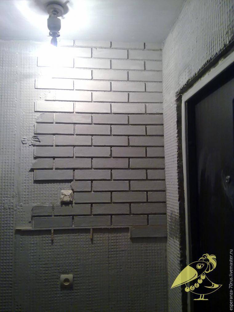 Имитация кирпичной стены своими руками - wallpanels.ru