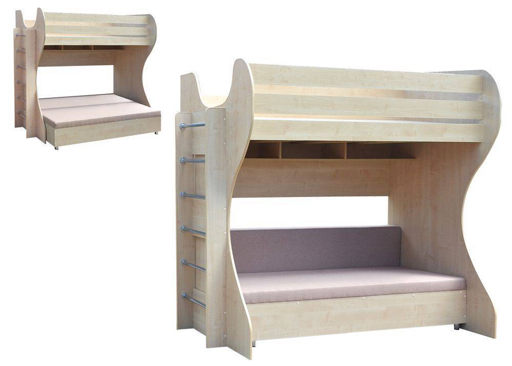 Кровать-чердак с рабочей зоной для подростка: 50 фото оптимизированного пространства