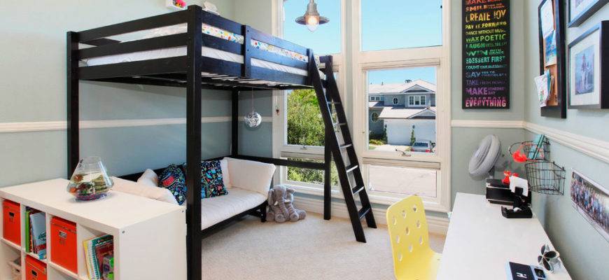 Двухъярусная кровать с диваном — 80+ избранных решений для оптимизации пространства