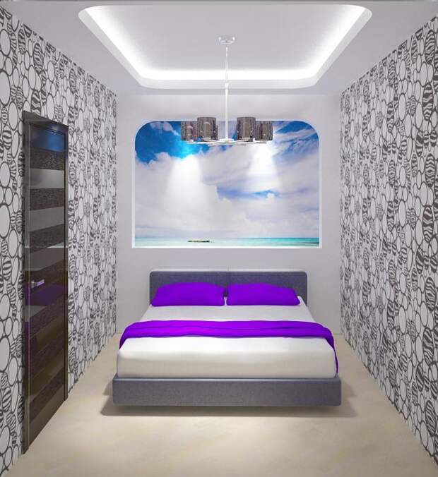 Дизайн спальни-кабинета: фото идеи для зонирования в маленькой комнате