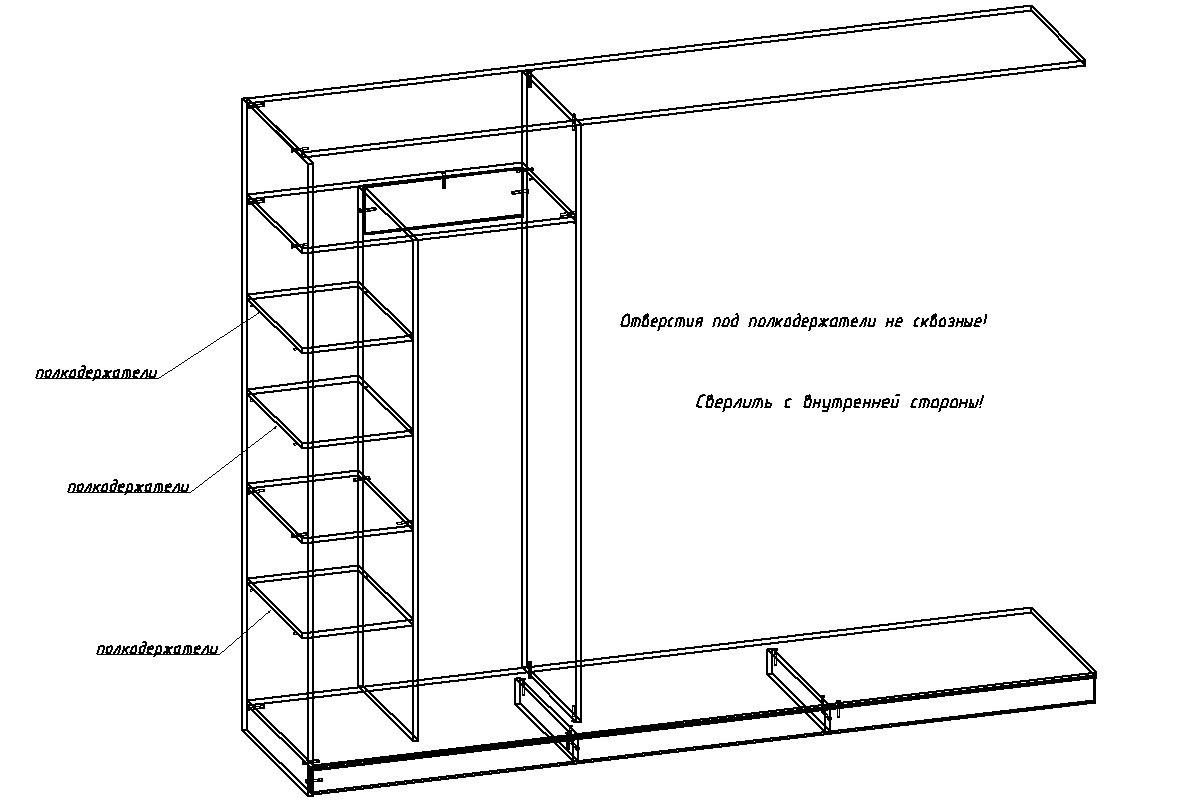 Изготовление раздвижного шкафа самостоятельно: материал, устройство, конструкция, монтаж