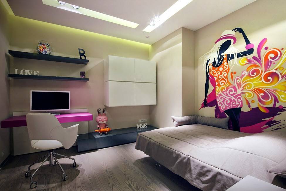 Дизайн комнаты для девочки-подростка: 56 фото современных идей