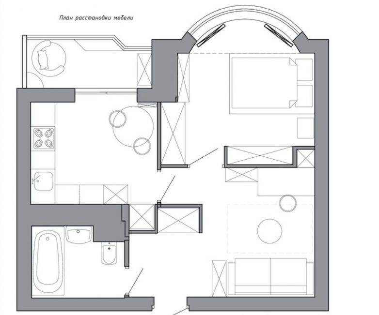 Дизайн квартиры 60 кв. м. — 70 фото идей современной планировки и оформления!