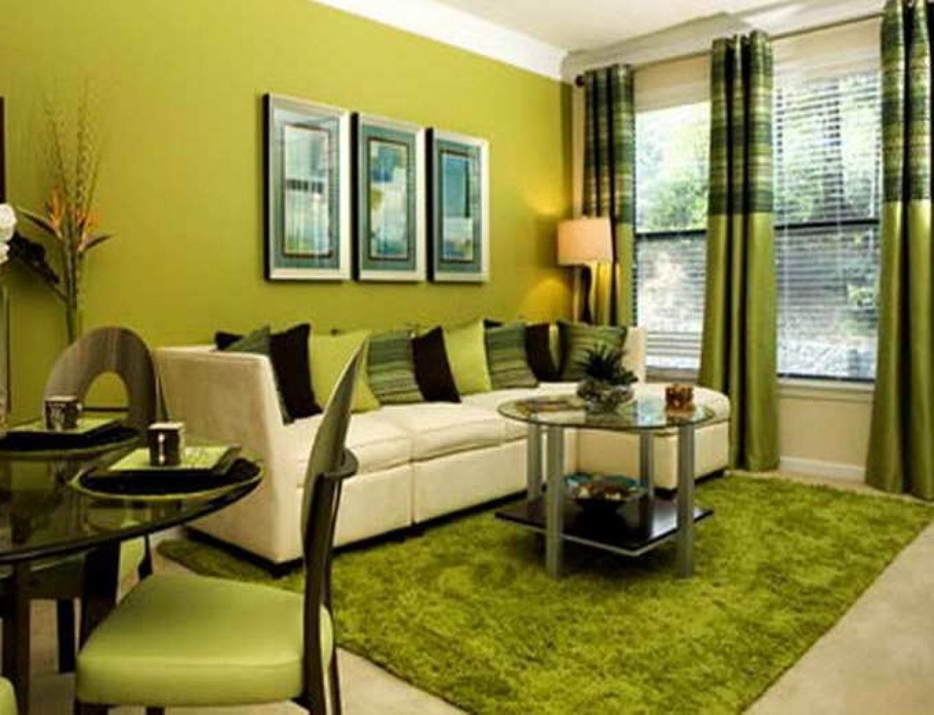 Зеленые шторы - 70 фото идеального дизайна и сочетания в интерьере