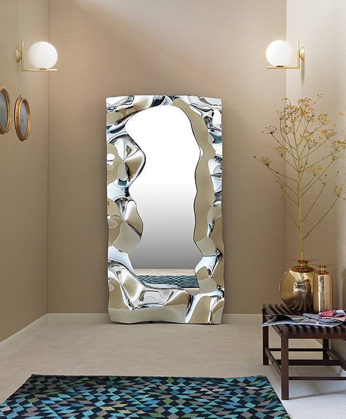 Зеркала в интерьере — современные настенные зеркала и рекомендации по их размещению (115 фото)