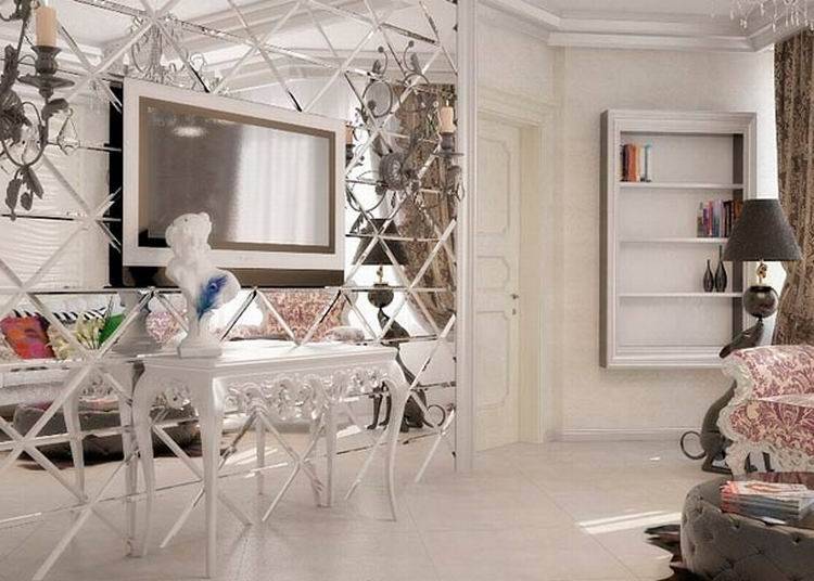 Зеркало как важный элемент неповторимого дизайна в современном интерьере вашей квартиры - фото, описание