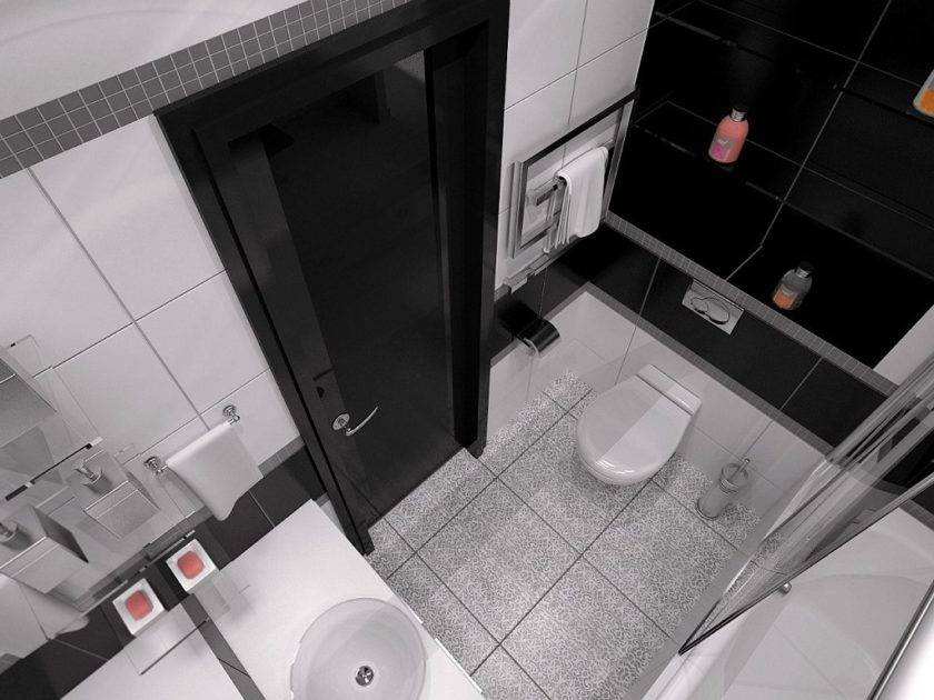 Дизайн черно-белой ванной - 110 фото лучших идей и оригинальных сочетаний применения черного и белого