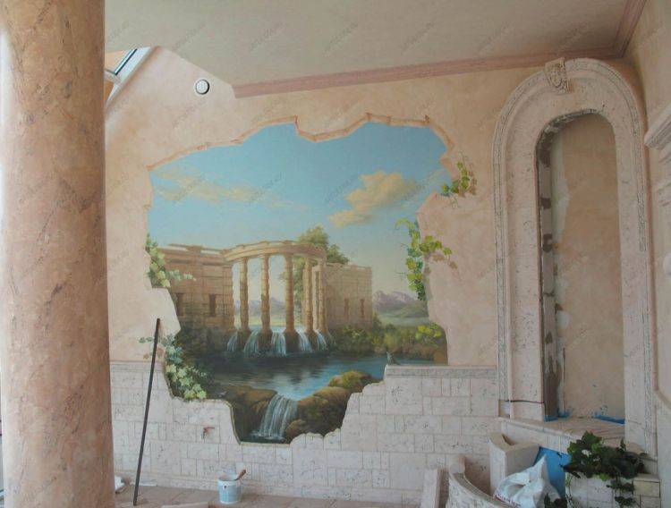Красивая роспись стен: 90 фото идей украшения художественной росписью