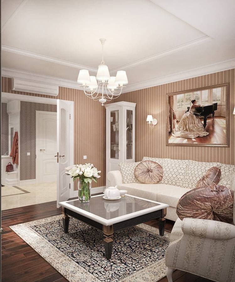 Классические гостиные — шикарные модные трендовые варианты оформления гостиной в классическом стиле