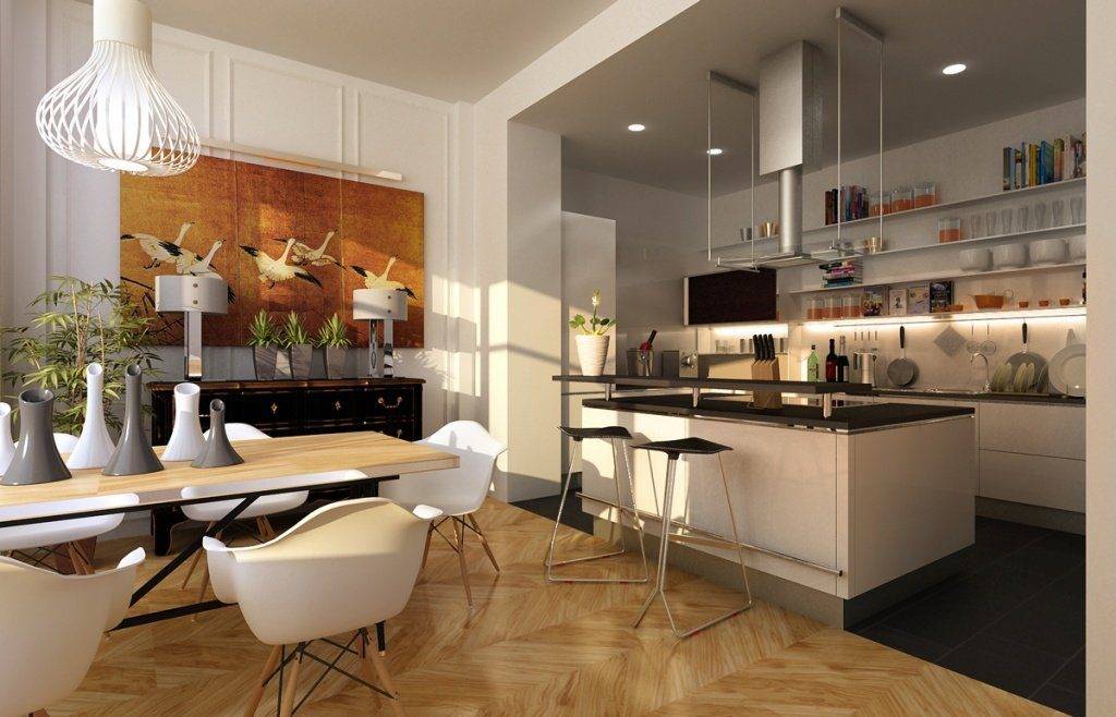 Дизайн кухни в квартире: фото примеры планировки, идеи оформления интерьера и полезные советы