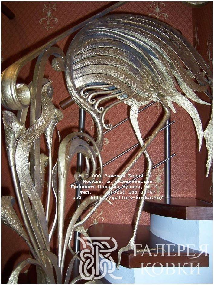Кованые перила для лестниц (45 фото): мелодия, застывшая в металле - happymodern.ru