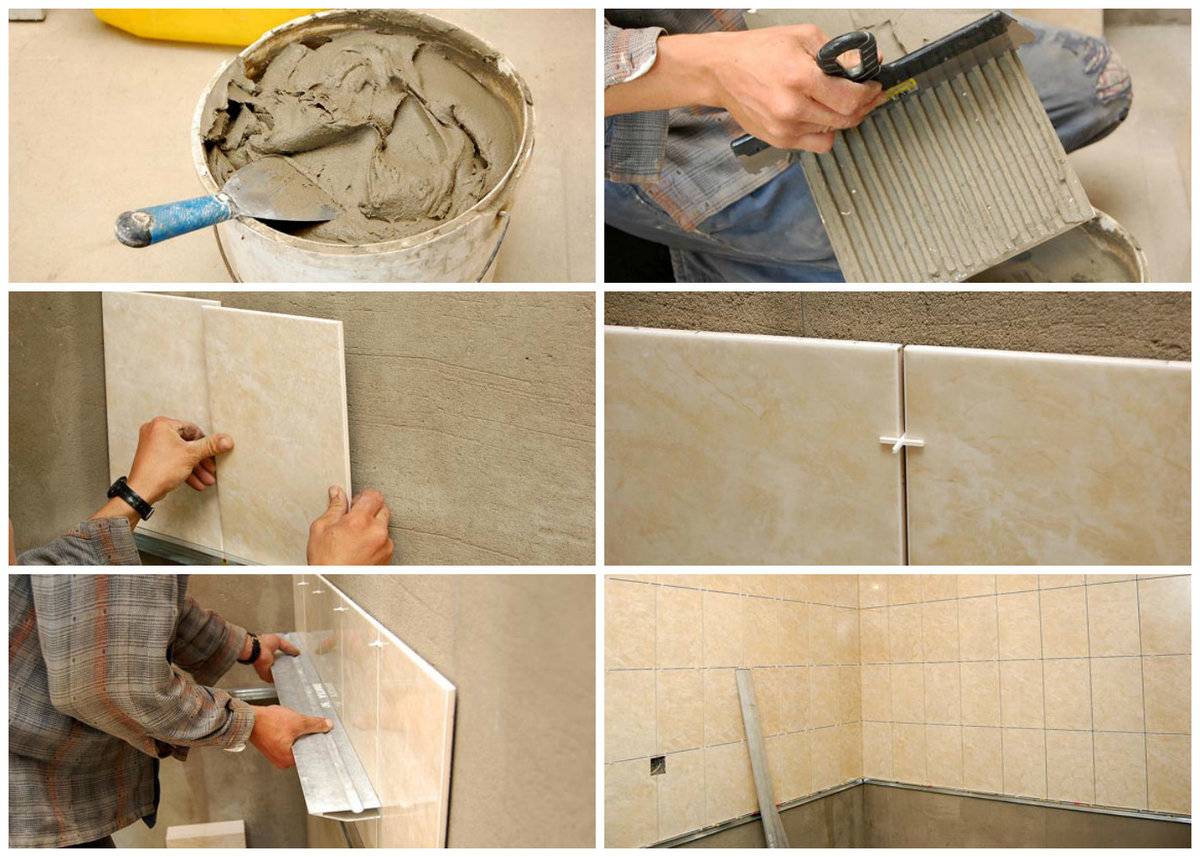Как положить плитку на плитку в ванной на пол и стены - пошаговая инструкция