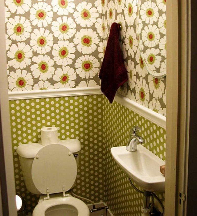 Обои в ванную комнату: какими лучше поклеить? жидкие, виниловые, моющие, влагостойкие — выбираем самые практичные (115+ фото). обои для ванной комнаты: плюсы и минусы, виды, дизайн, 70 фото в интерьере